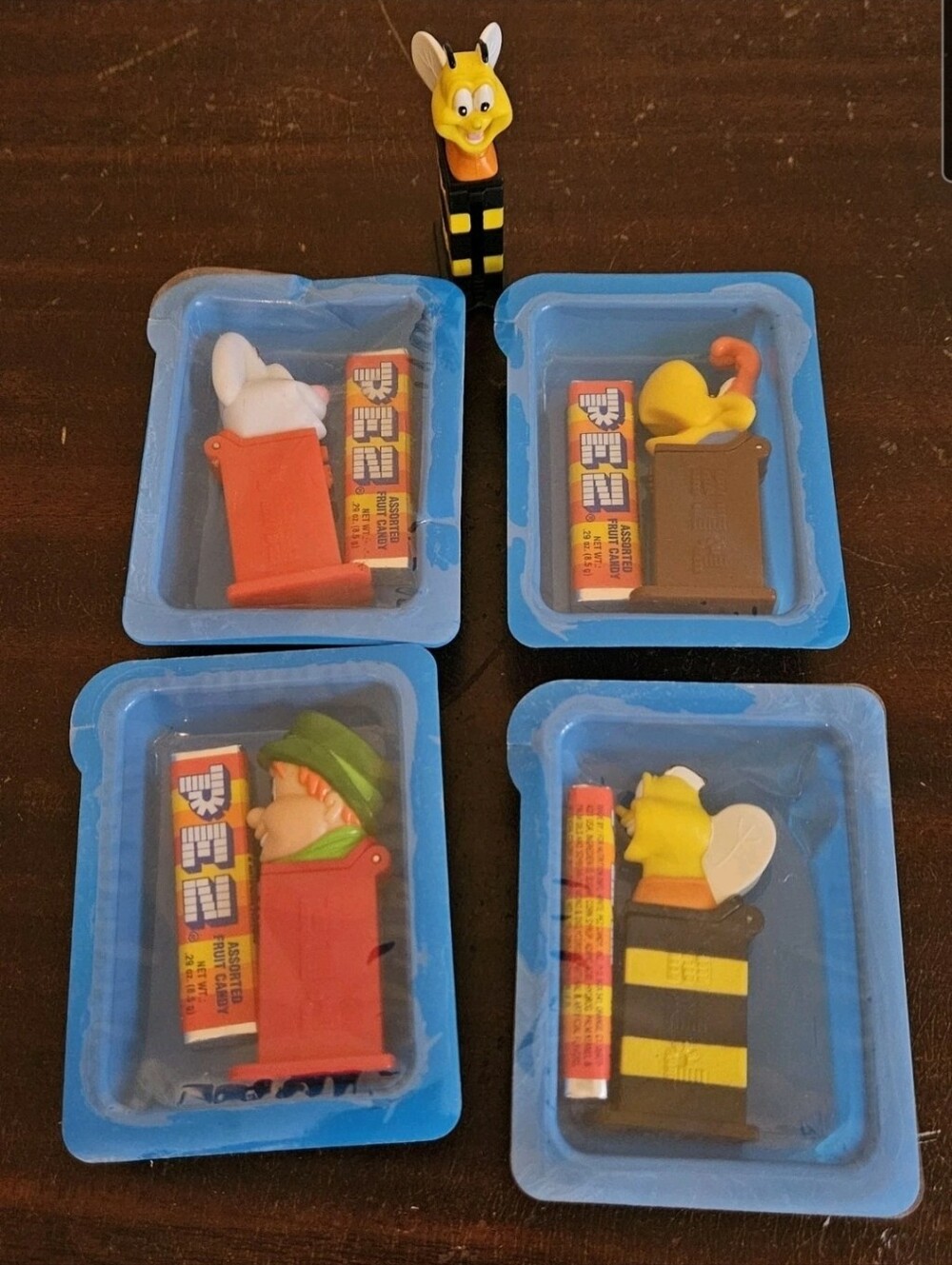 Vtg General Mills Cereal - Mini PEZ Dispensers - Complete Set +1 (2001)